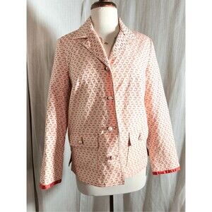 RQT Petite Blazer Petite 12 Y2K Vintage Abstract Pink Power Dressing
